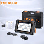 2026 FOXWELL Scanner NT809BT Wireless OBD2 Scanner Diagnostic Tool with 30 Resets, All System Bidirectional Scan Tool, Diagnostic Scanner for All Vehicles, 99% Active Test, FCA, 3-Year Update, Orange