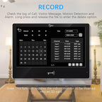 Wired Video Apartment Intercom System,Door Phone Kit,10 Inch Touch Monitor with 1080P HD Doorbell Camera,Supporting Motion Detecting 5 in 1 RFID Card Unlcking for Home Villa (1 Doorbell + 2 Monitor)