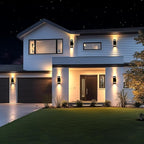 iYogaled Dusk to Dawn Outdoor Wall Light, Brown Exterior Up Down Lights Outdoor Light Fixture, Porch Lights Wall Mount 2 Pack, IP65 Aluminum Modern Outside Lights for House Front Door, Porch