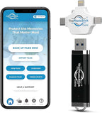 ThePhotoStick® Omni 128GB (2 Pack) - Photo & Video Backup and Transfer | Digital File Organizer | USB & Multiport Connection for Phones, Tablets and Computers | Portable Memory | External Storage