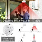 KCMYTONER Wireless Motion Sensor Door Chime, Entry Alert Chime for Business, Door Alarm,112LB Loud, Adjustable Volume and light brightness, for Home, Warehouse, Villa Security(3Sensors& 2Receiver)