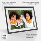 Aura Digital Picture Frame - 10.1" HD Mat Display | Wirecutter's Best Digital Frame for Gifting | Text Photos Directly to Your Frame from Anywhere | Quick & Easy Setup Over WiFi - Free App | No Fees