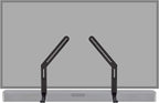 ECHOGEAR Sound Bar Mounting Bracket for Under TV - Adjustable Height & Depth for Max Compatibility Between TV & Soundbar - Dolby Atmos Compatible & Works with LG, Vizio, Bose & More