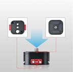 Quick Release Plate, Camera Tripod Mount Arca Swiss QR Plate Fast Claw Clamp Compatible with Canon Sony Nikon Pentax DSLR/SLR/Zhiyun/Feiyu/DJI/Moza Stabilizer, Tripod Slider Gimbal
