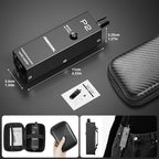 Riworal battey powered Portable Personal Amplifier Analog Headphone Amplifier Stereo Headphone Earphone Amp Volume Control Audio Booster with XLR and TRS Input 3.5mm Output Jack