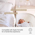 Onvis Smart Motion Sensor, Wireless Hygrometer, Thermometer, Works with Apple HomeKit, Smart Home Automation, PIR Motion Detector-Thread ((iOS 17.4 and Above is Required)