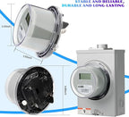 RV Digital Electric Meter,240V 2 Wire KWH Meter,Watt Meter, Used for RV and Home Meter