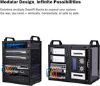 GeeekPi DeskPi RackMate TT Mini Server Cabinet for Mini PC, Network, Servers, Audio, and Video Equipment