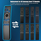 Backlit Universal Remote Control for Samsung Smart TV, Samsung Remote Control Replacement, Compatible for UHD QLED 8K 4K Smart TVs, with Shortcut Buttons for Netflix, Prime Video and Hulu