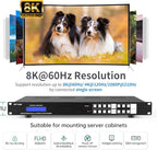 MT-VIKI 4x4 8K UHD HDMI 2.1 Matrix Switcher with Audio De-embedder, 8K@60Hz and 4K@120Hz, EDID, RS232, LAN Port, APP (4 in 4 Out)