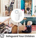 Freezer Door Alarm with Delay When Left Open, Door Chime Window Open Alarm Close Doors Reminder Loud 120 dB for Home, Store, Office, School