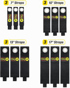 Heavy-Duty Wrap-It Storage Straps (Assorted 12 Pack) - Hanging Extension Cord Organizer for Cable Management and Storage on Garage Wall, RV Gadgets and Appliances