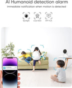 VSTARCAM Inside Cameras for House, 1080P with 5X Zomm, 360° Pan-Tilt, Color Night Vision, Motion Detection, Real-time Alerts, 2-Way Audio, Compatible with Alexa, Cloud & SD Card Storage(up to 256GB)