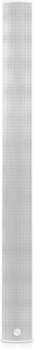 Sound Town Weatherproof Compact Aluminum Line Array Column Speaker with Wall Mount Bracket, 10 x 3 Woofers, 6 x 1.2 Dome Tweeters, White, for Church, Indoor & Outdoor Installation (CARPO-M106W)