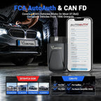 VDIAGTOOL D200 OBD2 Scanner Bluetooth, 2026 Bidirectional Scan Tool with Free Updates, 26 Resets (Upgradeable to 49+), Full System Car Scanner Diagnostic Tool, Throttle Relearn, FCA AutoAuth & CAN-FD