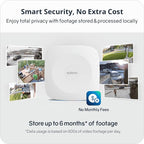 Safemo 4K Security Cameras Wireless Outdoor/Indoor, Battery Cameras for Home Security, No Monthly Fees, 32G Local Storage, Advanced AI, 5W Solar Panels, Color Night Vision, 2-Way Audio, 2.4Ghz WiFi