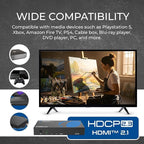 OREI HDMI Switch with Remote – 4K@120Hz 4:4:4 or 8K@60 4:2:0 HDMI Switcher – HDR10+, Dolby Vision, VRR, ALLM, CEC – HDMI Switch Perfect for PS5/Xbox, Blu-ray Players, Fire TV
