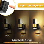 L LOHAS LED Night Lights Plug into Wall, 2 Pack, Plug in Night Light, Soft White/Cool White/Amber, Dimmable Backlit Nightlight with Light Sensor, 180° Rotatable Nightlights Plug in Wall for Hallway