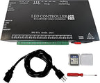 CANRIA K16 ARTNET+DMX CONSOLE LED CONTROLLER, Professional Lighting Control, Suitable for SPI TTL, Online Offline, Addressable Programmable, Perfect for Concerts, DJ Performances, Weddings, Event, etc