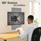Mounting Dream Monitor Wall Mount for Most 17-39 Inch (Some up to 42 inch)，UL Listed TV Mount TV Bracket with Articulating Arms Tilt Swivel Extension Rotation, Up to VESA 200x200mm and 33 lbs, MD2462