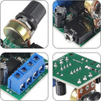DWEII 4Pcs LM386 10W Mini Power Amplifier Board Audio Amplifier Module DC 3-12V Volume Adjustable Control
