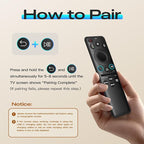 for Samsung Solar TV Remote with AI, BN59-01480A Rechargeable Replacement for Samsung Remote Control for Smart TV with Voice Control, Solarcell and USB Changing, 2-Year Warranty. (2025 Models)