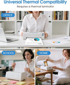 KTRIO 200 Pack Laminating Sheets 5 Mil, Hold 8.5 x 11 Inches Laminate Sheets, 9 x 11.5 Thermal Laminating Pouches for Laminator, Clear Lamination Sheets Paper, Letter Size, Office School Home Supplies