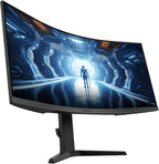 KOORUI 34-inch Curved Ultrawide WQHD 3440×1440 Gaming Monitor, 180Hz 1000R- PIP/PBP, 1ms(MPRT), HDR400, DCI-P3 95%, FreeSync Premium, 1 x DP 1.4 & 2 x HDMI 2.0, Tilt Height Swivel Adjustment, 34E6UC