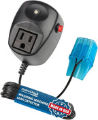 WasherWatcher Laundry Tub Overflow Protector - Water Leak Shut Off Detectors w/ LED Indicator, Alarm, Water Sensor, & More - Easy to Install Washing Machine Leak Detector for Any Drain System