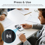 AI Voice Recorder, Transcribe & Summarise with AI Technology 64GB Memory Device Magnetic Phone Stand Offline/Online Translation Support 127 Languages for Lectures, Meetings, Calls, Travel