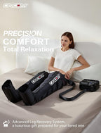 CINCOM Air Compression Recovery System - 6-Zone Professional Dynamic Pressure Leg Massager Boots for Circulation Improvement & Muscle Recovery, Compression Therapy for Athletes, FSA-HSA Eligible