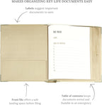 Savor | 2025 Edition in Case Go Missing™ Binder | Viral TikTok Folio for True-Crime Fans to Record Personal Info, Estate Planning & Emergency Preparation