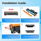 134X Toner Cartridge 2-Black with chip High Yield Replacement for HP 134X W1340X 134A W1340A Compatible with HP Laserjet M209dw MFP M234dw M234sdw M234sdn Printer Ink M209dwe M234dwe M234sdwe M234sdne