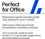 HP Color LaserJet Pro MFP 3301sdw Wireless All-in-One Color Laser Printer, Office Printer, Scanner, Copier, ADF, Duplex, Best-for-Office (499Q3F)