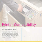 CS Replacement Toner Cartridge Compatible with HP 125A CB540A Black CB541A Cyan CB542A Yellow CB543A Magenta 125A Color CM1312 MFP CM1312NFI CM1300 CP1210 CP1215N CP1217 CP1510 4 Color Set