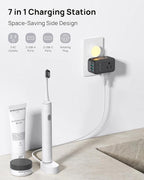 TROND 2 Pack Outlet Extender with USB, 3 Way Plug Adapter with 360 Rotating Plug, Outlet Splitter with 2 PD 20W USB C Charger, Small Charging Station for Home Dorm Room Travel Cruise Essentials