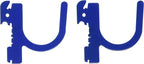 Wall Control 3in Reach U-Hook Accessory “U” Shaped Slotted Metal Pegboard Hook Pegboard and Slotted Tool Board – Blue