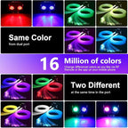 AZIMOM Dual Color High Brightness 50W Twinkle Fiber Optic Light Source RGBW Light Box Engine Diver Music Sensor Mode Bluetooth/RF Control for Home Star Ceiling Light Effect Decor