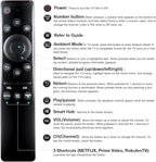for Samsung TV Remote Replacement,Compatible for Samsung Smart TV Remote Control
