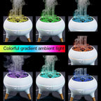 Essential Oil Diffuser 250ML,Jellyfish Diffuser Air Humidifiers Sound Pickup Ultrasonic Aromatherapy Diffuser Remote Control 7 Color Lights for Home Bedroom Office Hotel(White)
