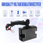 Kindpanda 74519-88 74519-88A Voltage Regulator Rectifier Fit For Harley Davidson 32A CVO，Dyna，Fat Boy，Heritage Softail，Low Rider，Road King,Electra/Road/Street/Super/Tour/Tri Glide 1989-2014