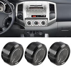 Xomzema 3Pcs Upgraded Control Switch Knob for Toyota Tacoma 2005-2015,Air Conditioning AC Heater Blower Fan Climate Control Knobs Switch Button,Replace 55900-04020 65551820A