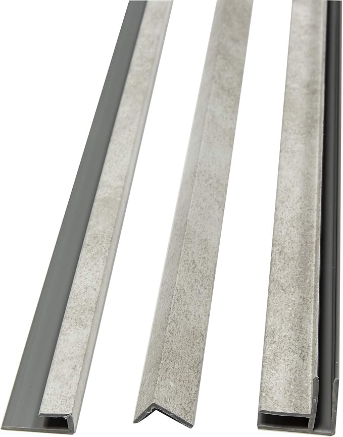 Palisade 78in x 60in x 32in Waterproof Vinyl Shower Surround Kit with Accessories in Urban Coast