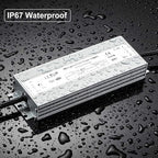 LLTOP LED Driver 60 Watts Waterproof IP67 Power Supply AC100-264V to 12V DC 5A Low Voltage Transformer Ultra Thin Adapter for Outdoor LED Lights, Computer Project