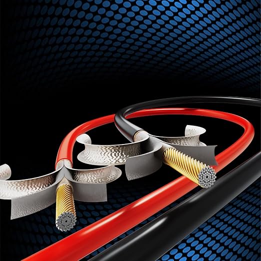 12 Gauge Electrical Wire 2 Pack Total 60ft-Black 30 ft and Red 30 ft Soft Flexible Copper-Clad Aluminum(CCA) 12 AWG PVC Wire for Lamp, Household Appliances RC Toys, Models, Auto, Electronics