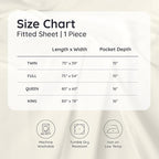 Bambaw 100% Viscose Derived from Bamboo Full Fitted Sheet Size, 15’’ Deep Pocket Full Fitted Sheets Only with Corner Straps, Cooling & Breathable (Terracotta)