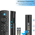 Voice Remote Replacement for Stick 4k 3rd Gen, Fit for Smart TV Stick/ 4K Max, 3rd Gen, 2nd Gen, Lite, Cube(1st Gen & 3nd Gen)
