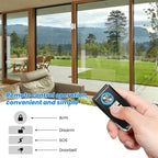 HENDUN Door Alarms When Opened with Remote, Door Bells Chimes, Door Security Sensor Pool Alarm for Kids Safety (2 Pack)