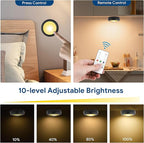 Yiliaw 12 Pack LED Puck Lights Remote Control 16 Color Changeable Under Cabinet Lights, Battery Operated Lights Night Light with Dimmer & Timmer for Closet Bedroom Kitchen, Black