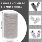 4Pcs Reusable Laundry Shoe Bag for Washer and Dryer, 2024 New Shoe Cleaning Bag, 360Cleaning for Sneaker and Gym Shoes (Grey)